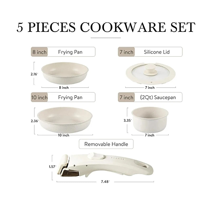 Ensemble de Casseroles Antiadhésives